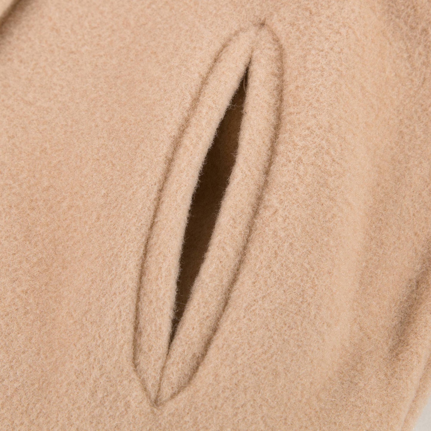 Baby Girls Beige Wool Blend Coat