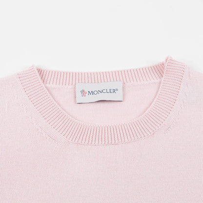 Girls Pale Pink Logo Dress