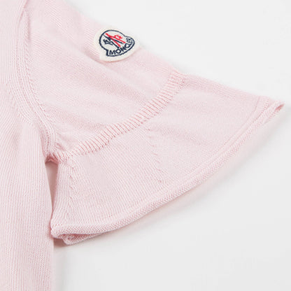 Girls Pale Pink Logo Dress