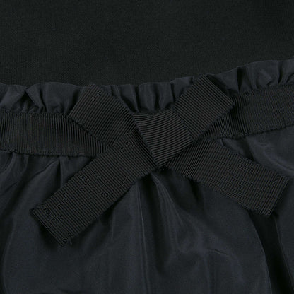 Girls Black Logo Dress