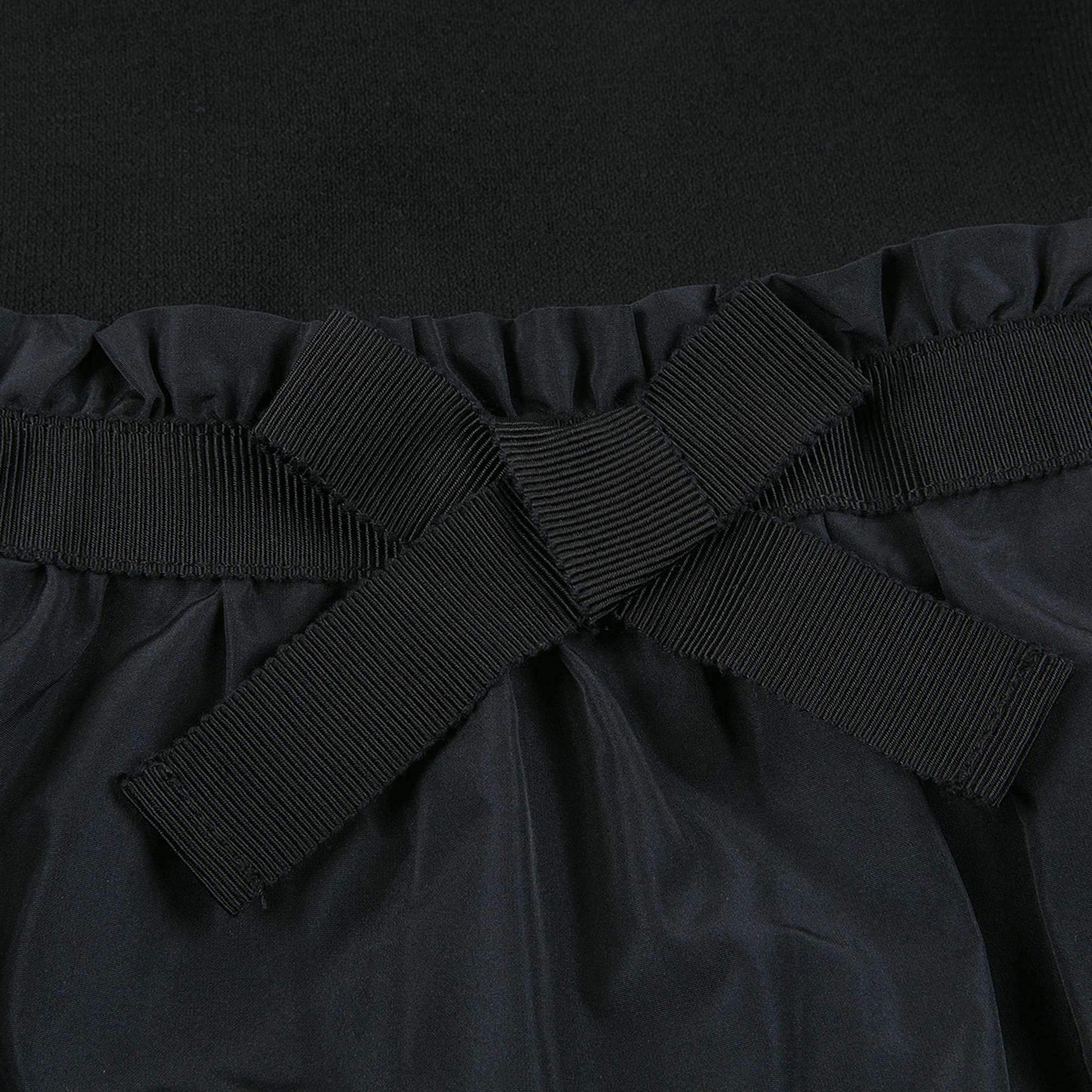 Girls Black Logo Dress