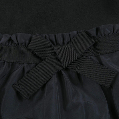 Girls Black Logo Dress