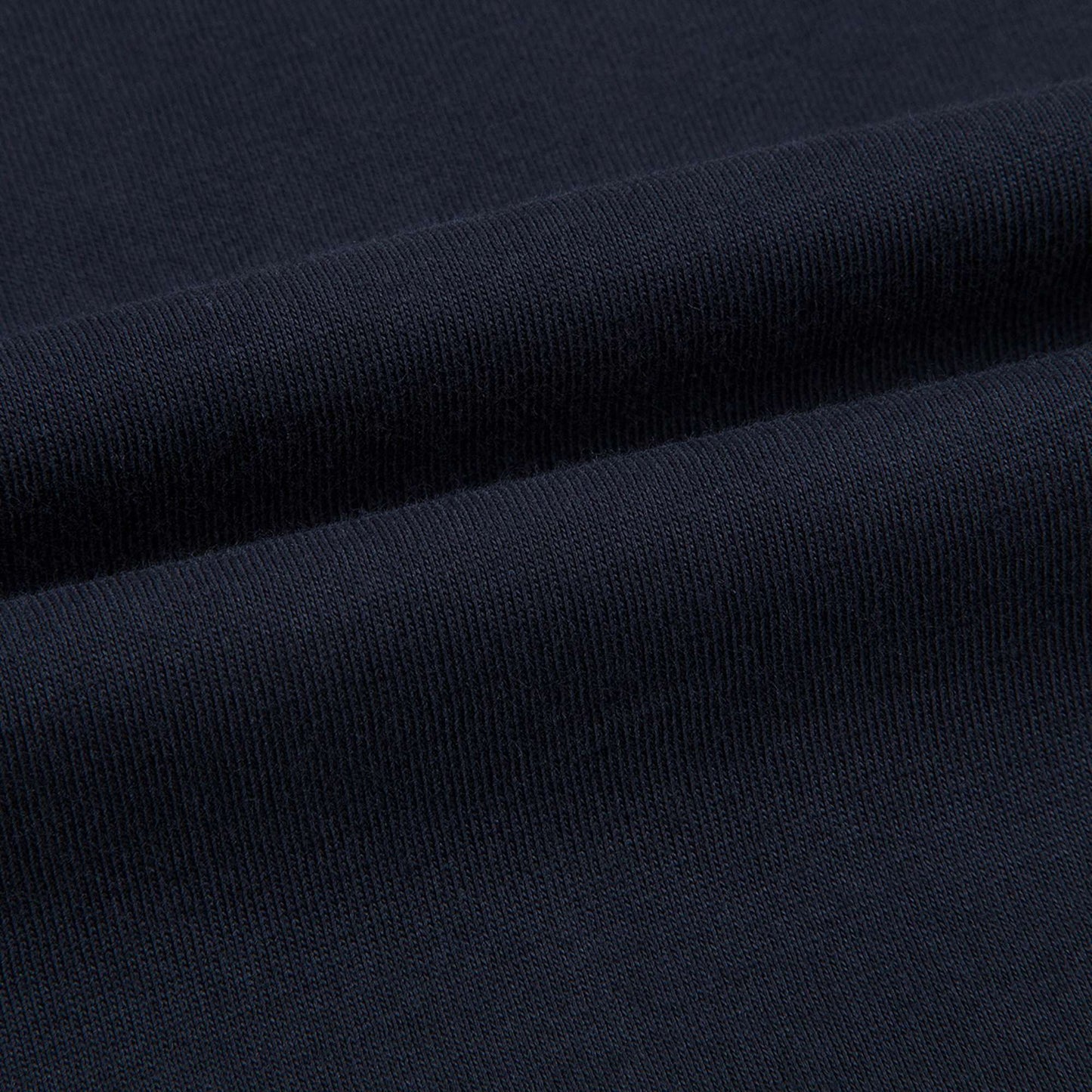 Girls Navy Blue Cotton T-shirt