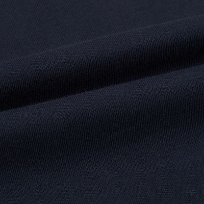 Girls Navy Blue Cotton T-shirt