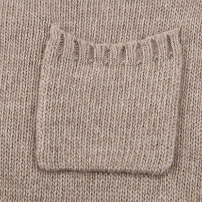 Baby Light Taupe Knitted Romper