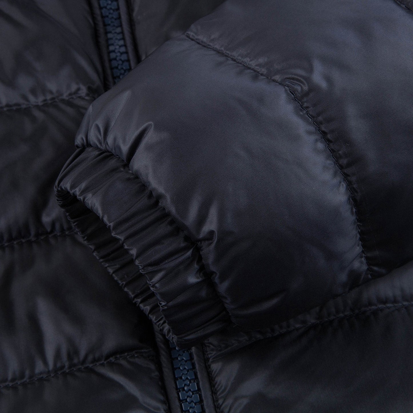 Boys Navy Blue Logo Coat
