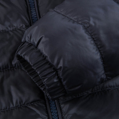 Boys Navy Blue Logo Coat