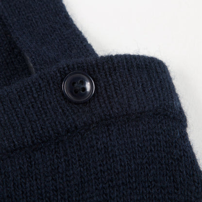 Baby Ink Blue Knitted Romper