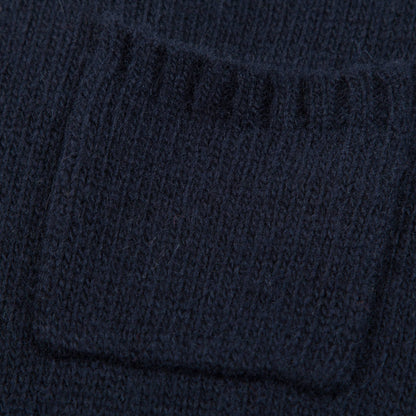 Baby Ink Blue Knitted Romper