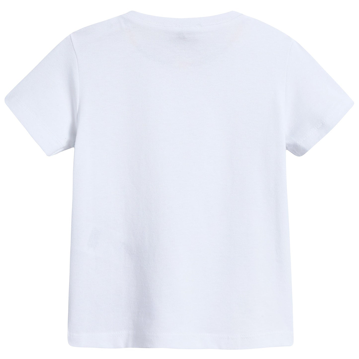 Baby Boys White  "Dinosaur & Car" Cotton T-shirt