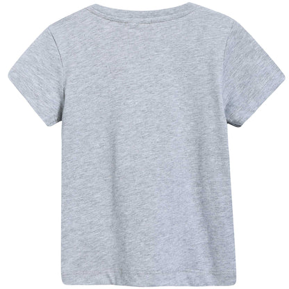 Boys Marl Grey Cotton T-shirt