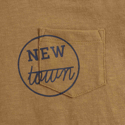 Girls Camel Cotton T-shirt