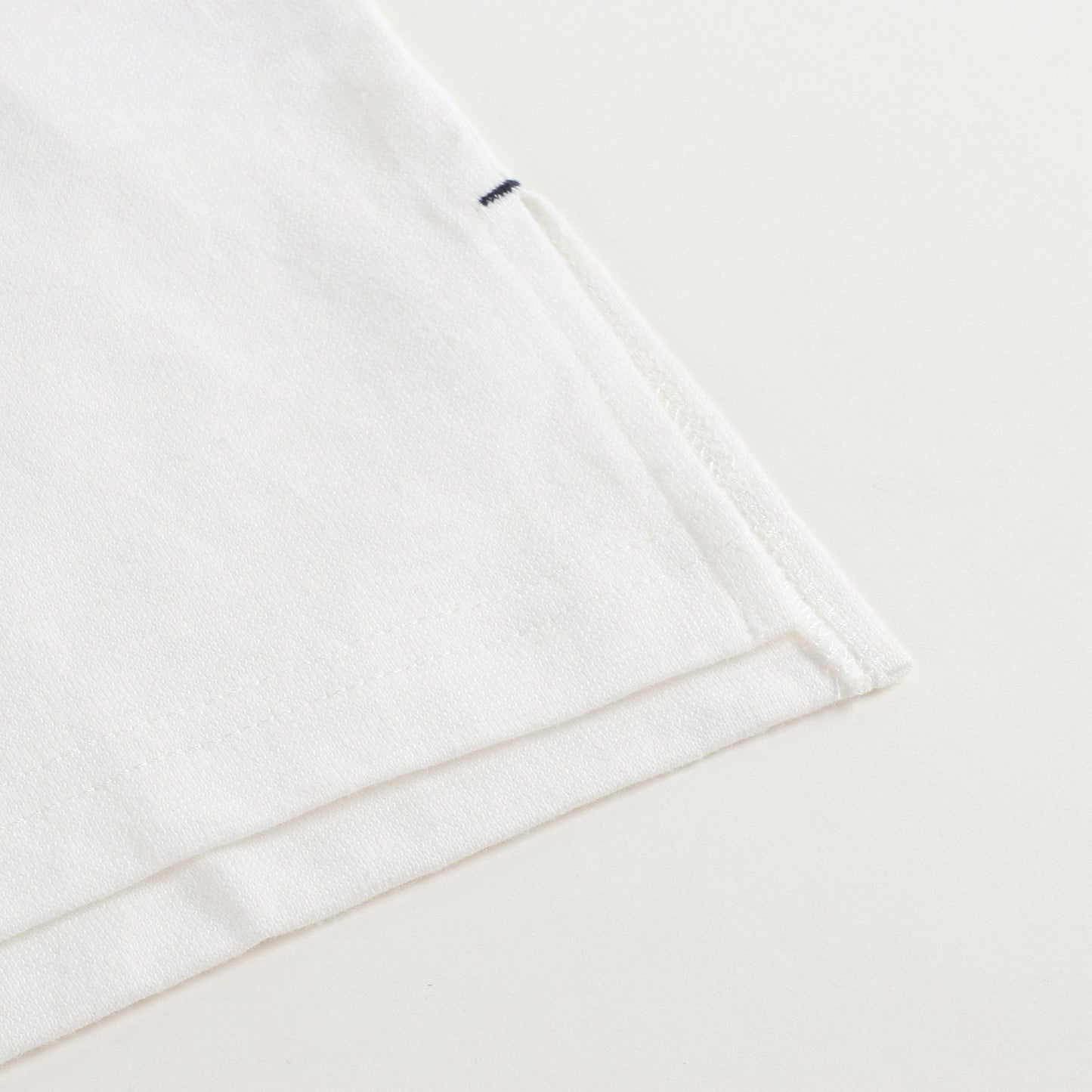 Girls White Cotton T-shirt