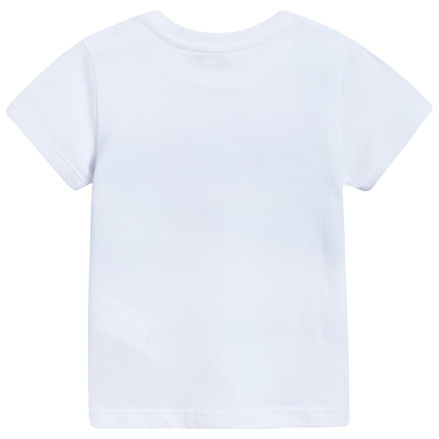 Baby Boys White Cotton T-shirt