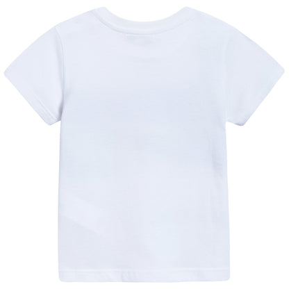 Baby Boys White Cotton T-shirt