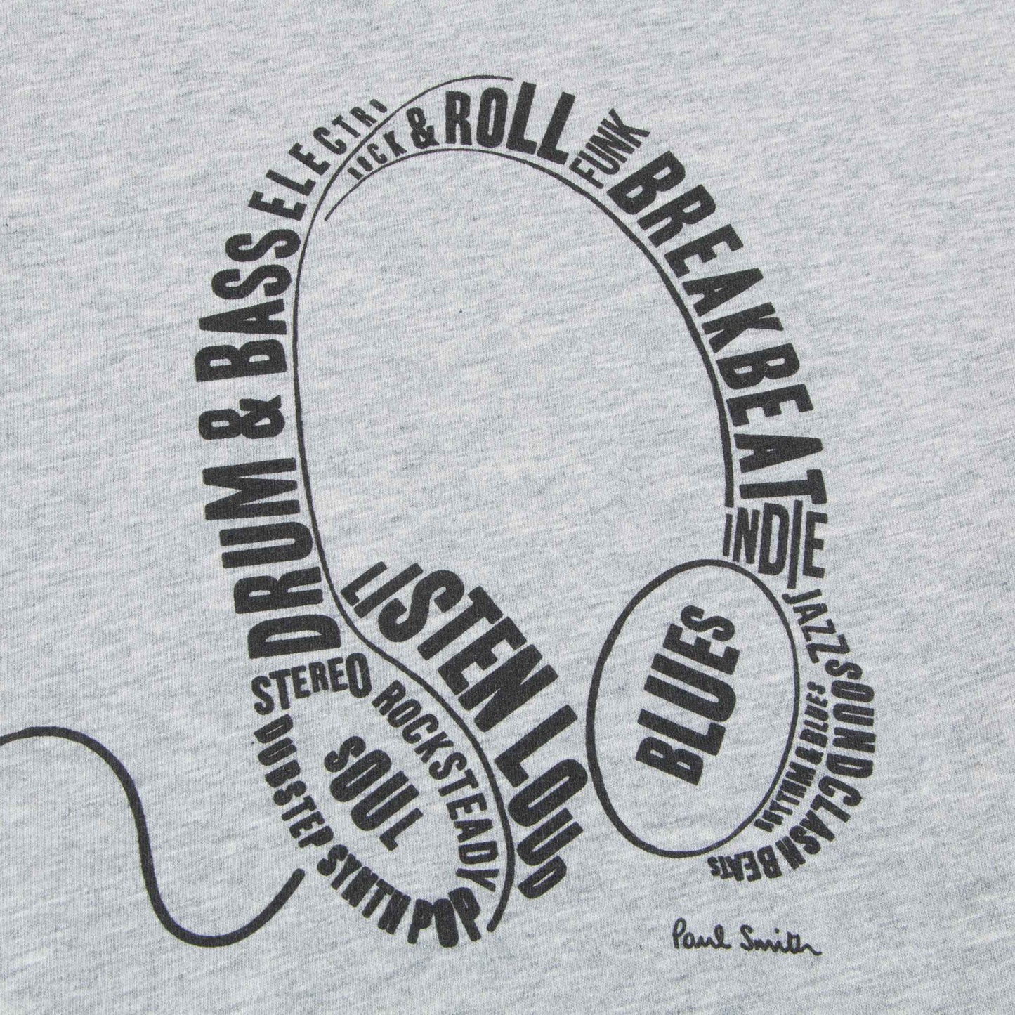 Boys Grey “Headphones” Cotton T-shirt