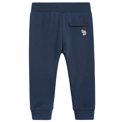Baby Boys Navy Blue Cotton Trousers
