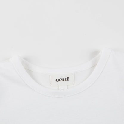Boys White & Sign Organic Pima Cotton T-shirt