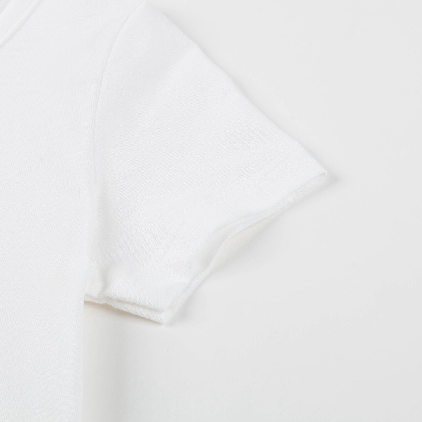 Boys White & Sign Organic Pima Cotton T-shirt