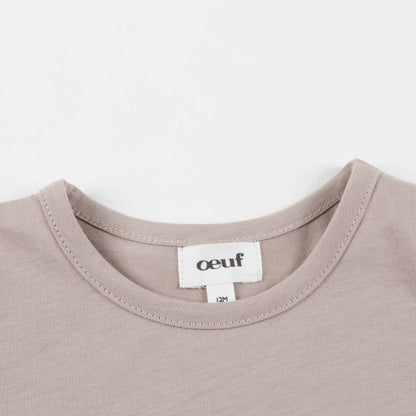 Boys Taupe & Dog Organic Pima Cotton T-shirt