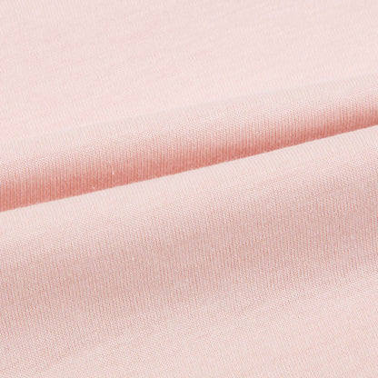 Girls Pink Ruffle Collar Organic Pima Cotton T-shirt