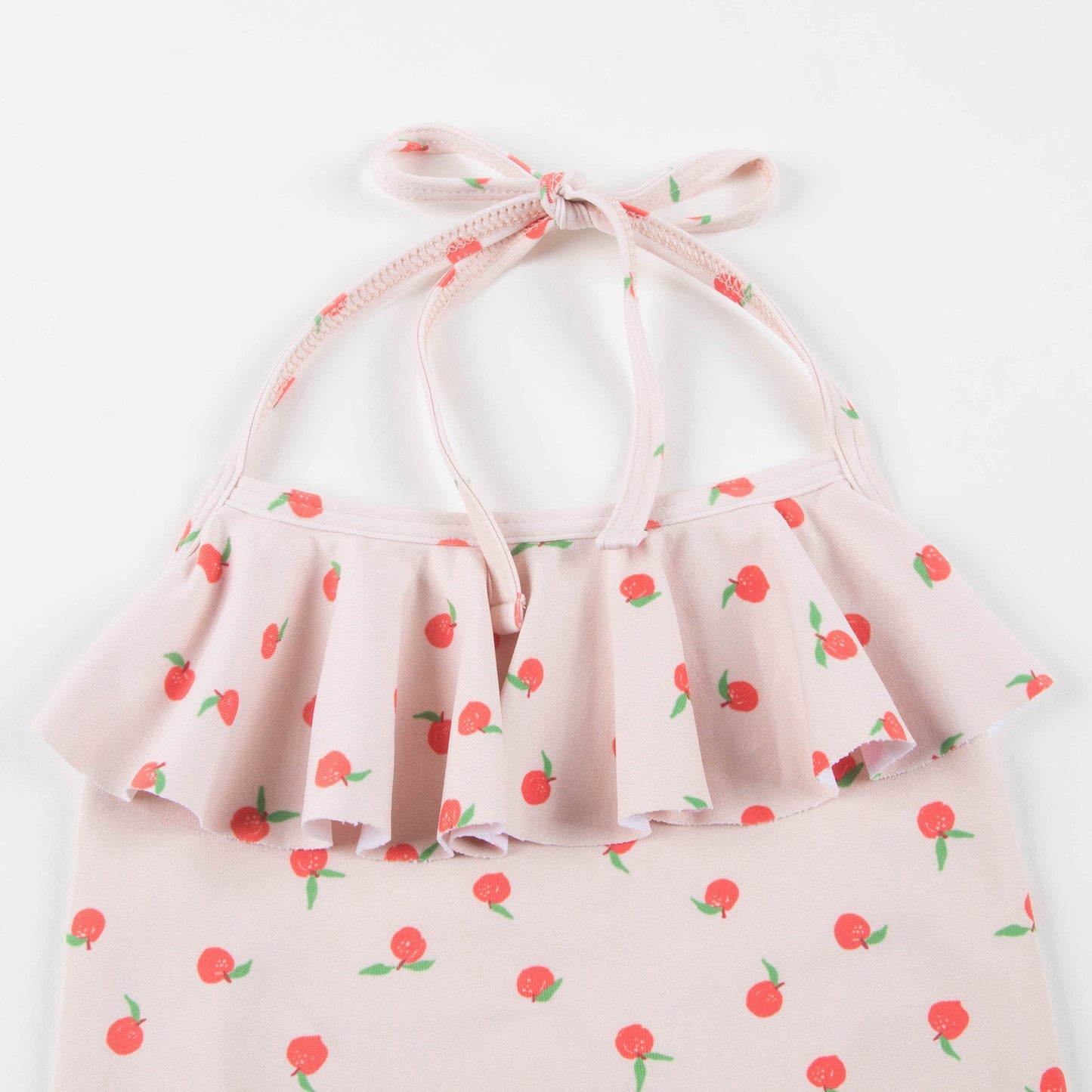 Girls Pink & Peaches Halter Bathing Suit