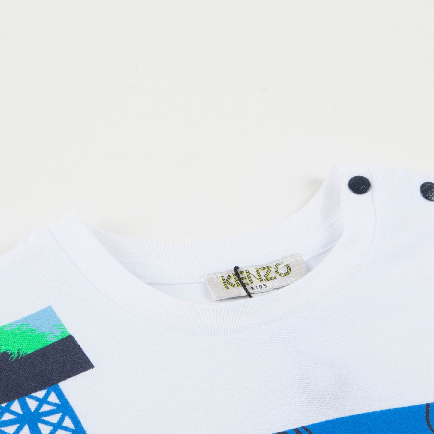 Baby Boys White Cotton T-shirt