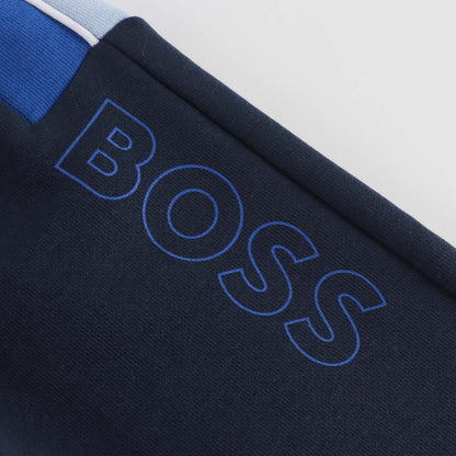 男童深蓝色棉长裤