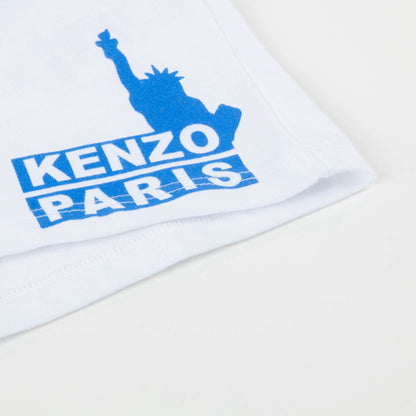 Baby Boys White Cotton T-shirt