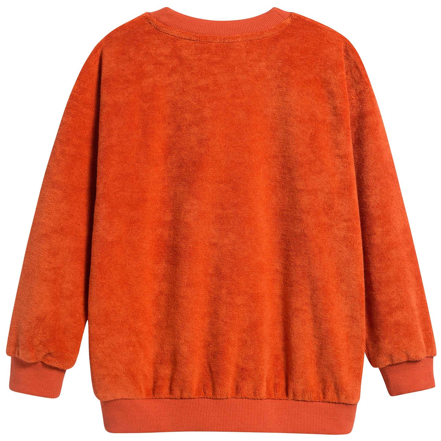 Girls Orange Organic Cotton Sweatshirt