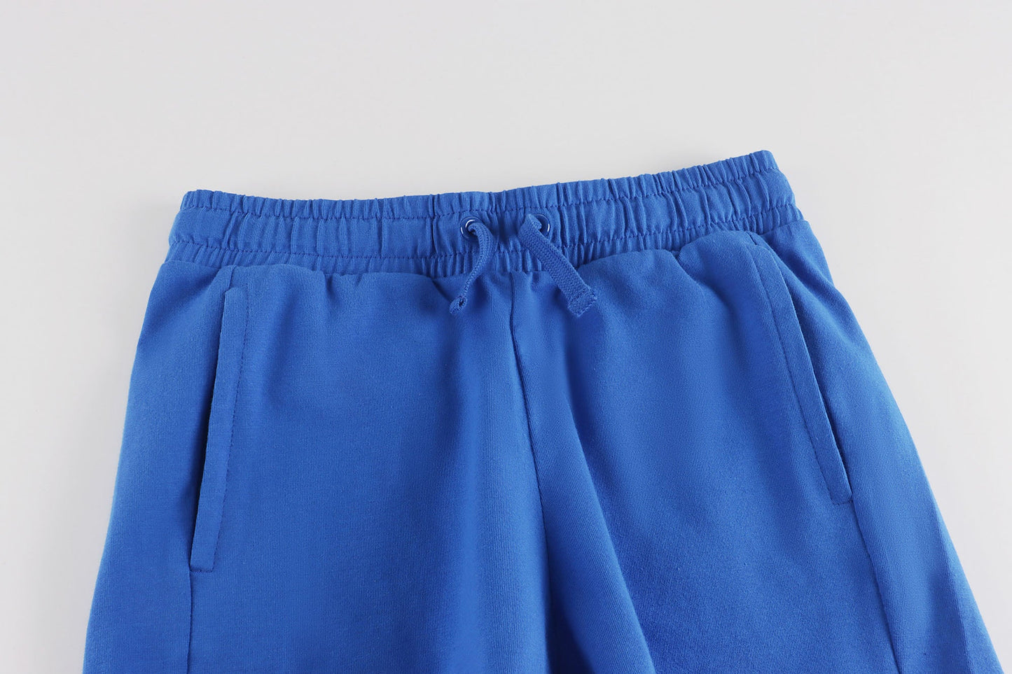 男童蓝色Logo棉短裤