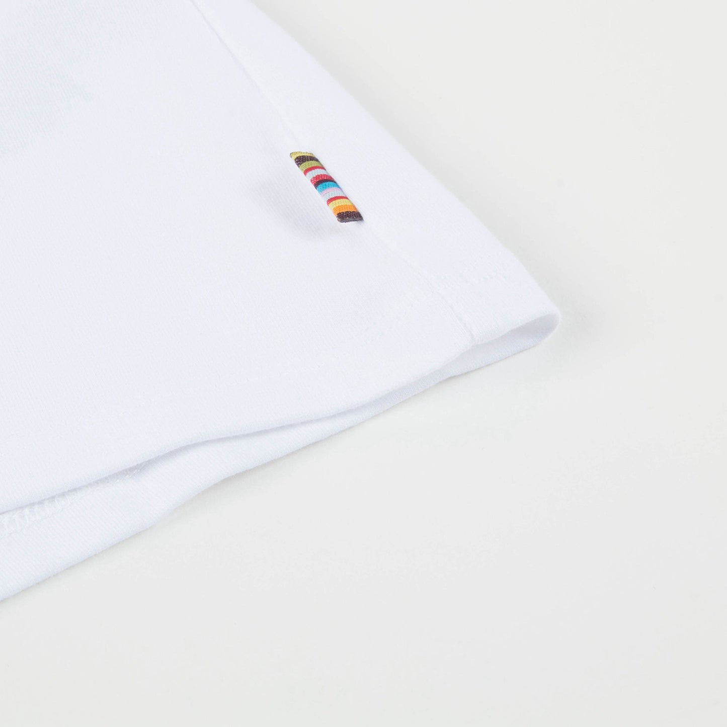 Girls White & Peach Red “Summer” Cotton T-shirt