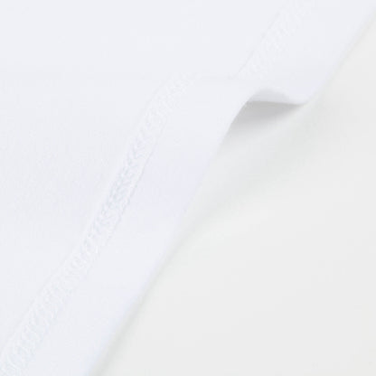 Girls White & Peach Red “Summer” Cotton T-shirt
