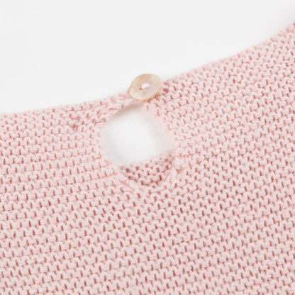 Girls Light Pink Cotton Loved Dress