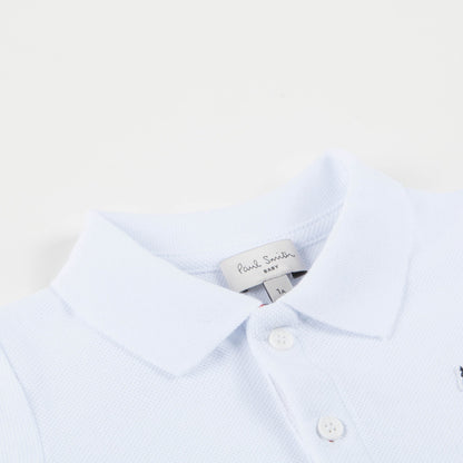 Baby Boys White Polo Shite