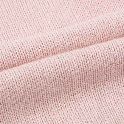 Girls Light Pink & Red Peach Pocket Cardigan