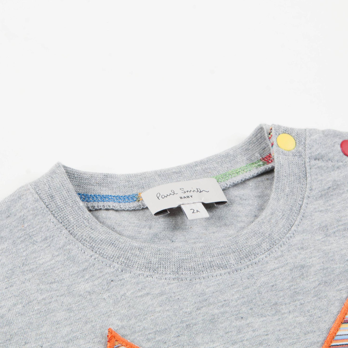 Baby Boys Grey “Kitten face” Cotton T-shirt