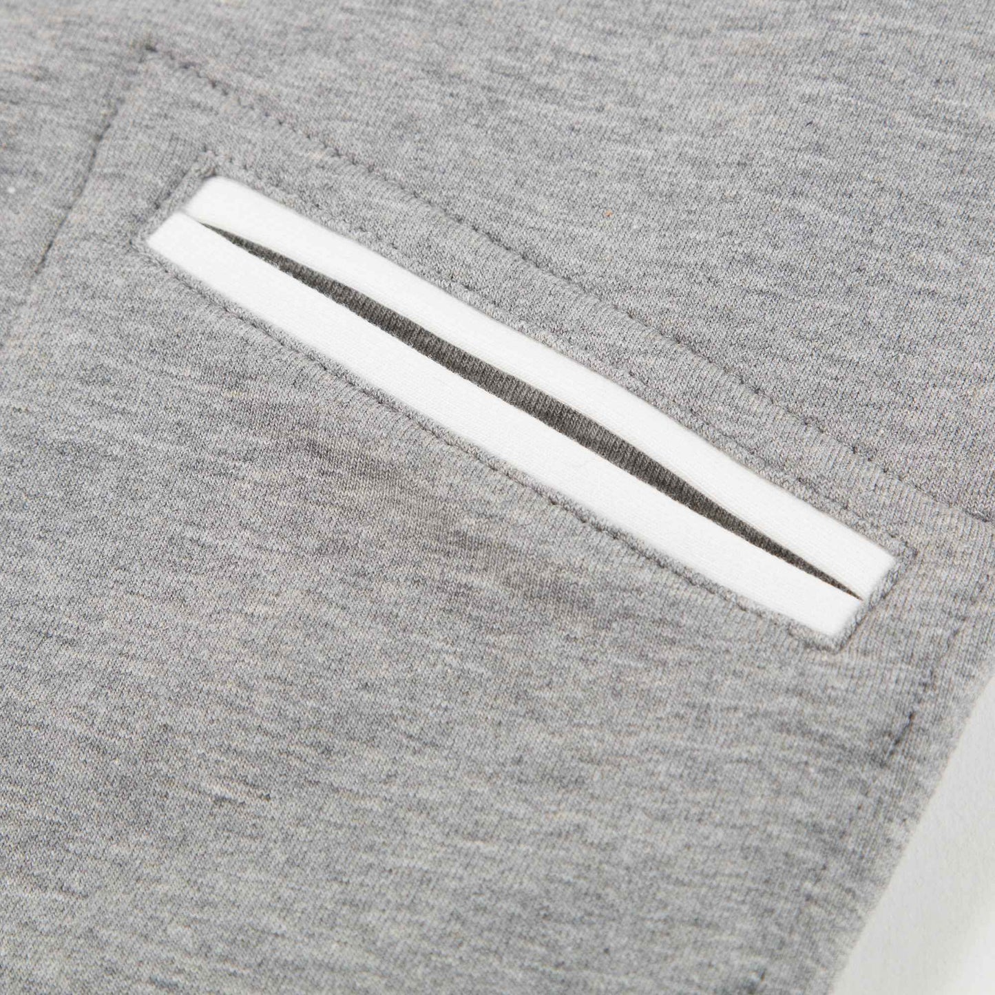 Baby Grey Cotton  Jersey Tracksuit