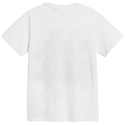 Boys White Check T-Shirt