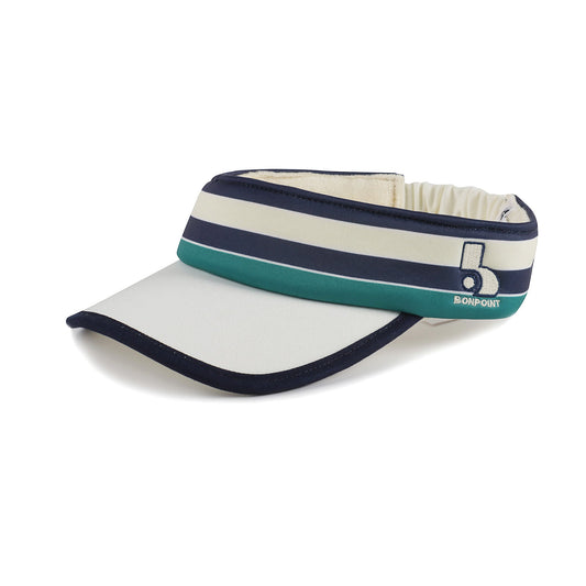 男童白色太阳帽