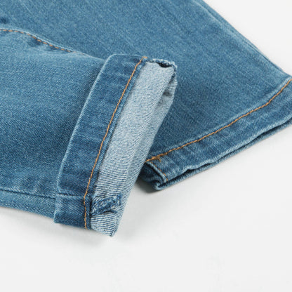 Girls Lndigo Cotton Trousers