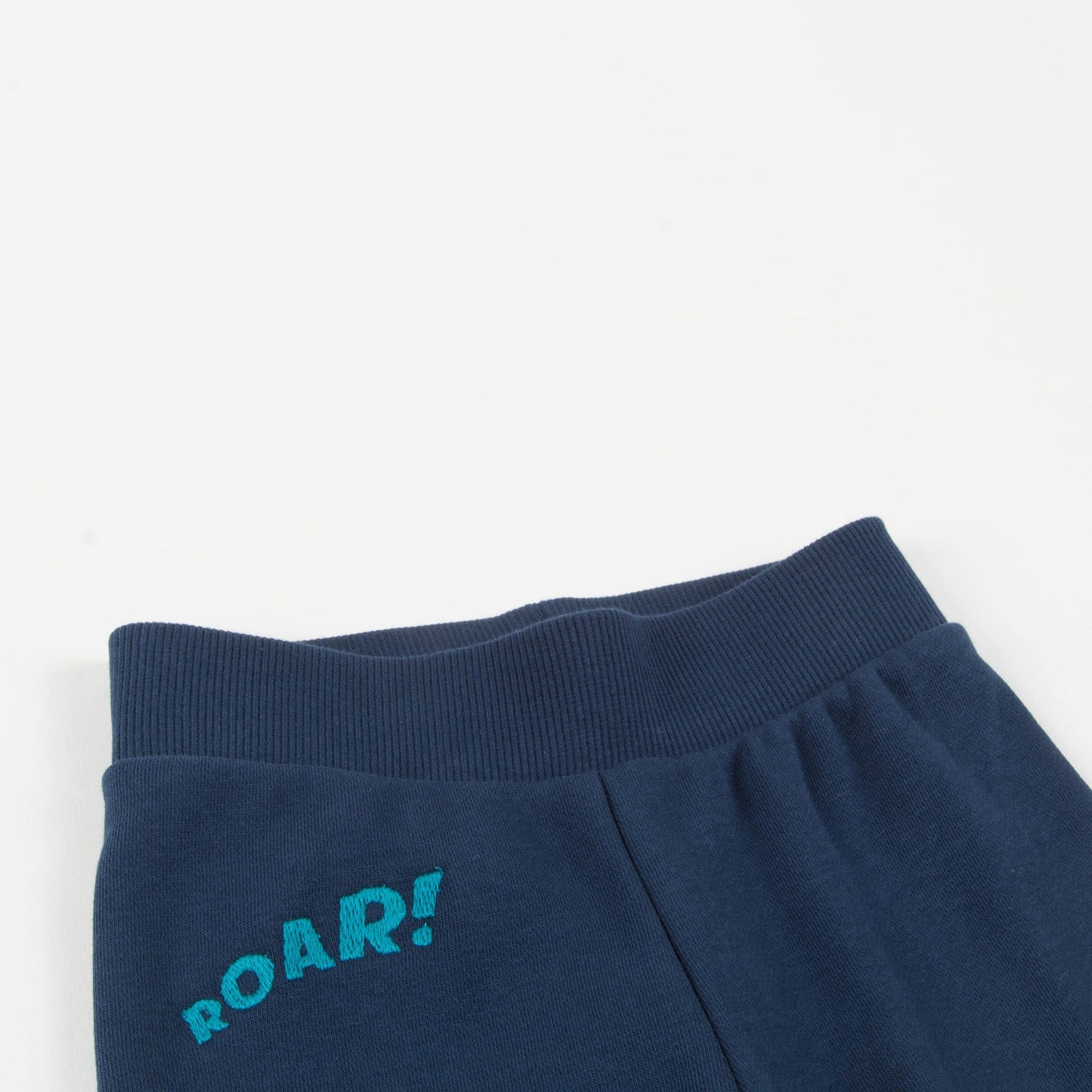 Baby Boys Navy Blue Cotton Trousers