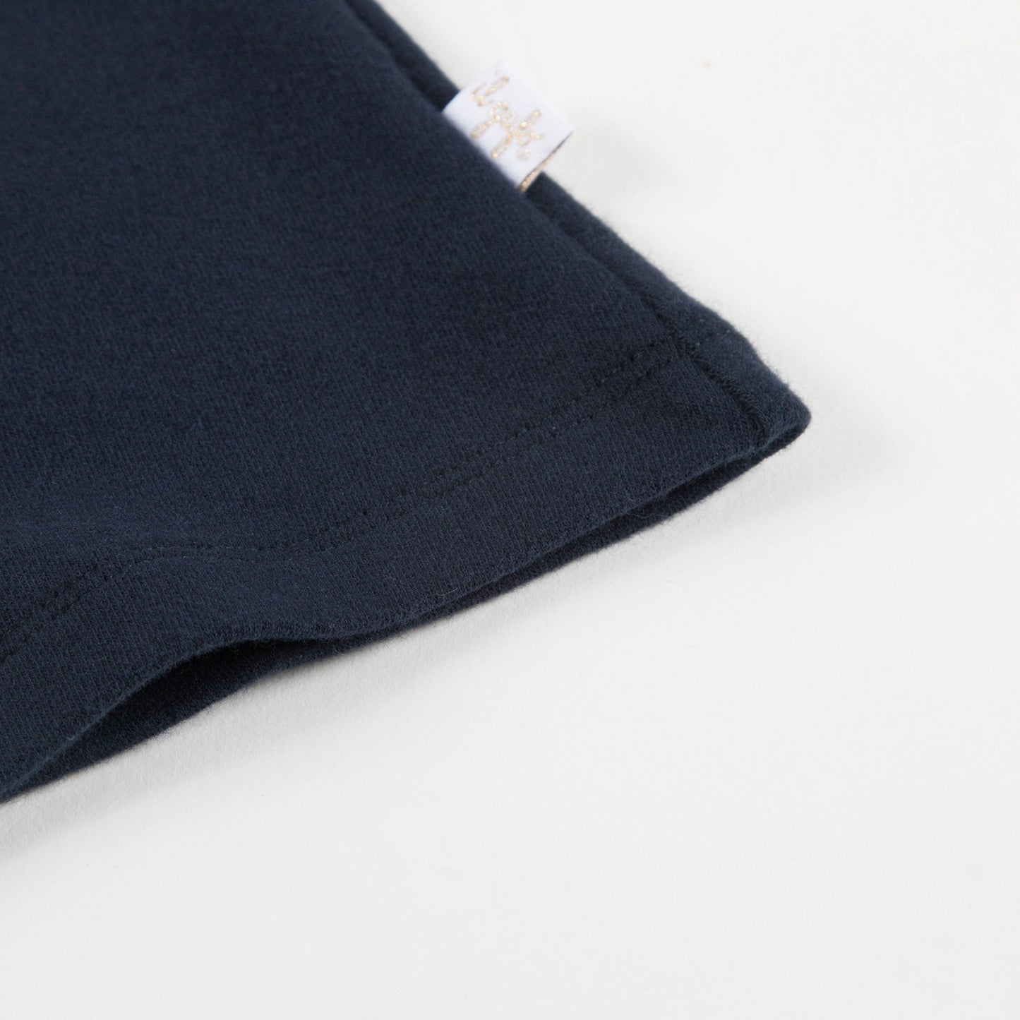 Girls Navy Blue Cotton Two Piece Sets