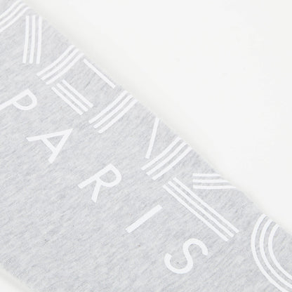 Girls Marl Grey Cotton Leggings