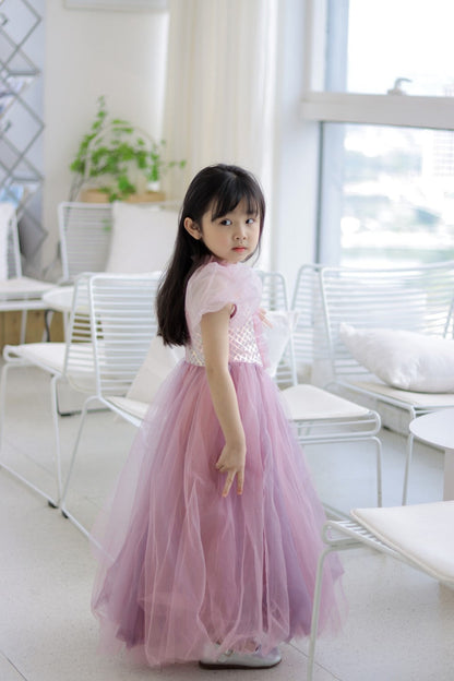 女童乐佩公主礼服裙