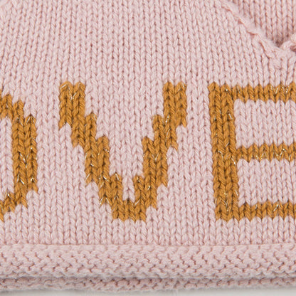 Baby Girls Light Pink & Loved Cotton Crown