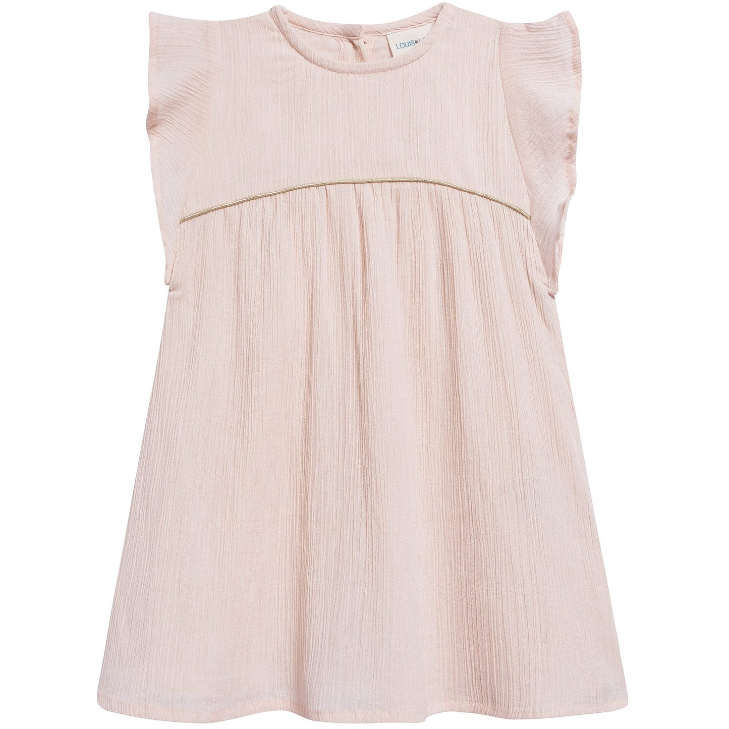 Baby Girls Light Pink "Cotton  Crepe" Dress
