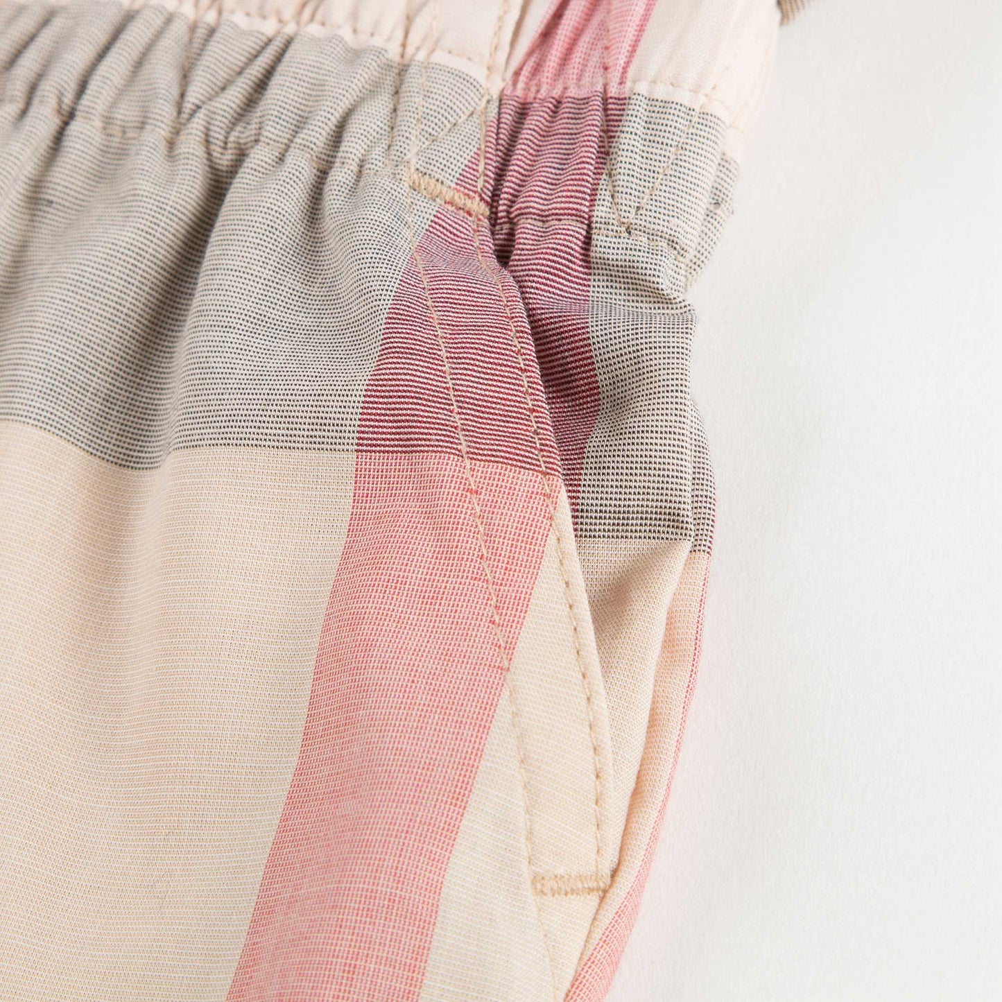 Baby Girls Classic Check Babysuit