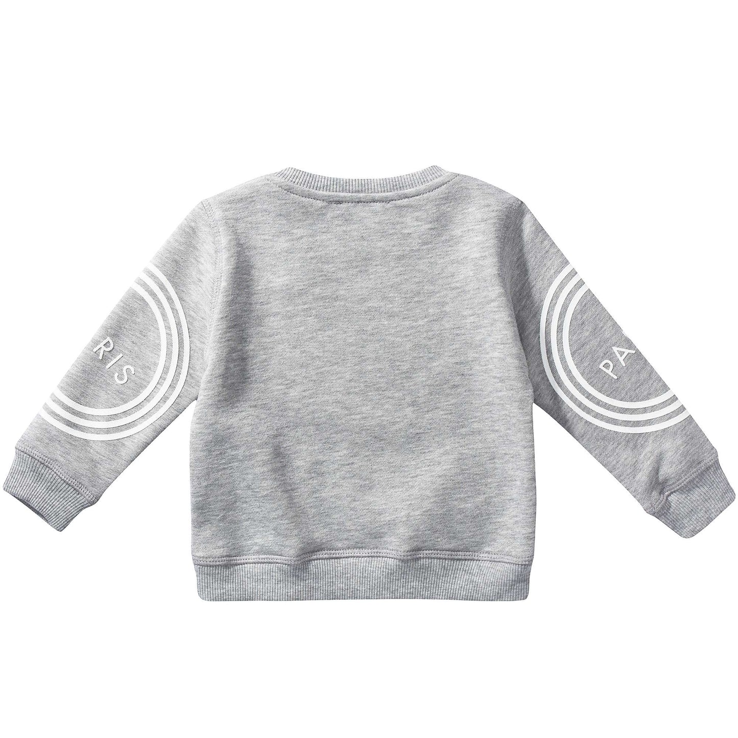 Boys  Marled  Grey   Logo  Cotton  Swearshirt