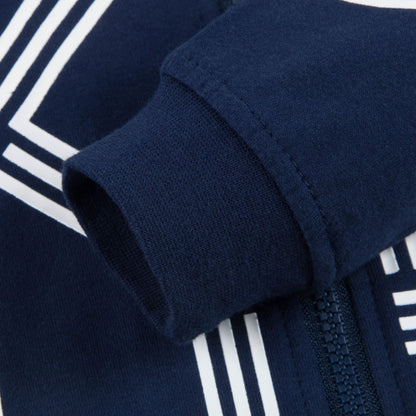 Baby Boys Navy Logo Cotton Sweater
